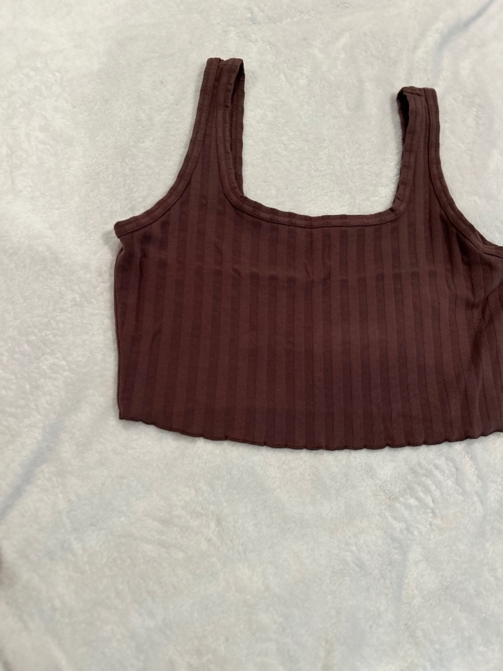 Offline Aerie Brown Halter Crop top  Med